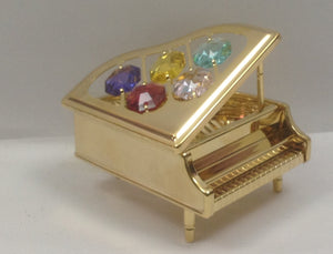 SSK 9010 - Miniature Piano with Swarovski Crystal