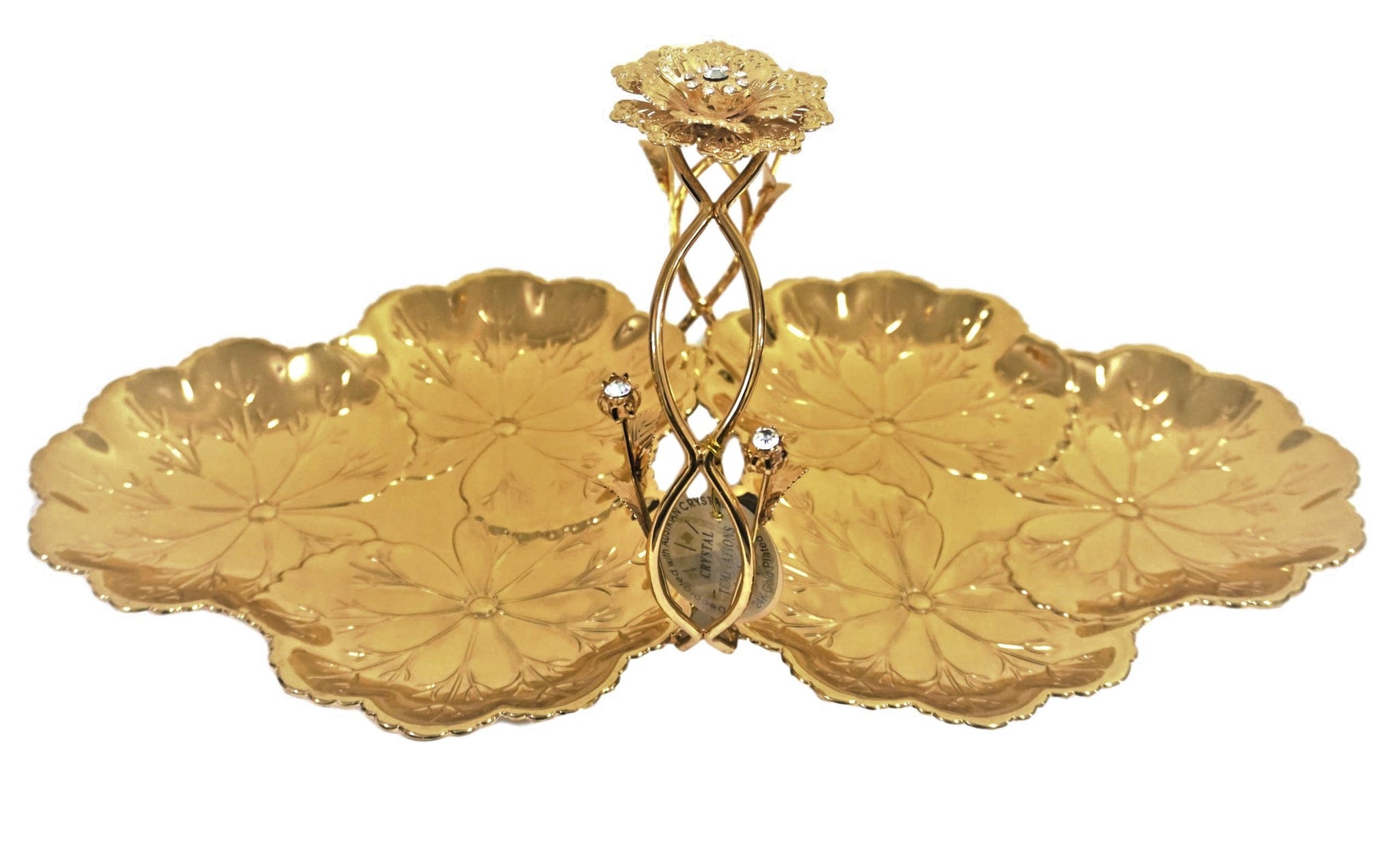 SFP-811669LG : 24K Gold Plated Candy/Fruit Display Dish