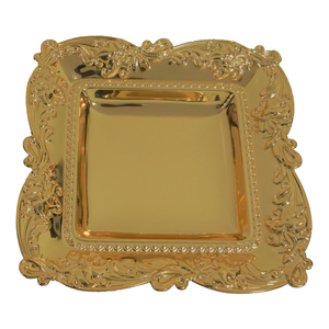 SFP-81433LG : 24K Gold Plated Large Size Sqaure Tray