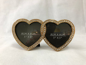 SAT - PF8846G - 24KT gold plated Heart Shape Photo Frame
