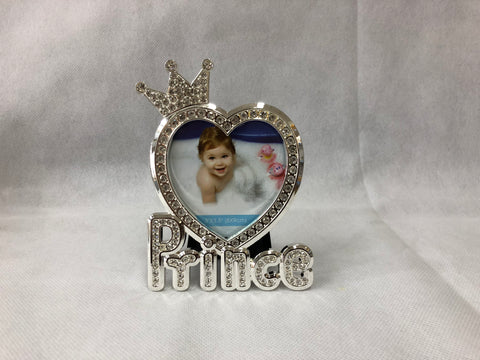 SAT -10947 - Silver Plated with Austrian Crystal photo frame